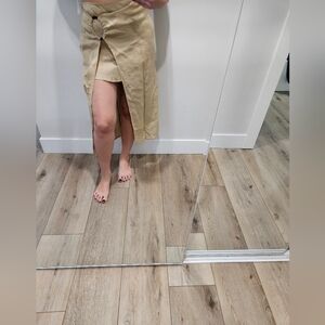 Zara Asymmetrical Beige Skirt